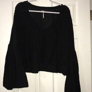 Free people black sweater